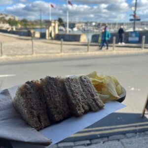 Tuna and mayo sandwich
